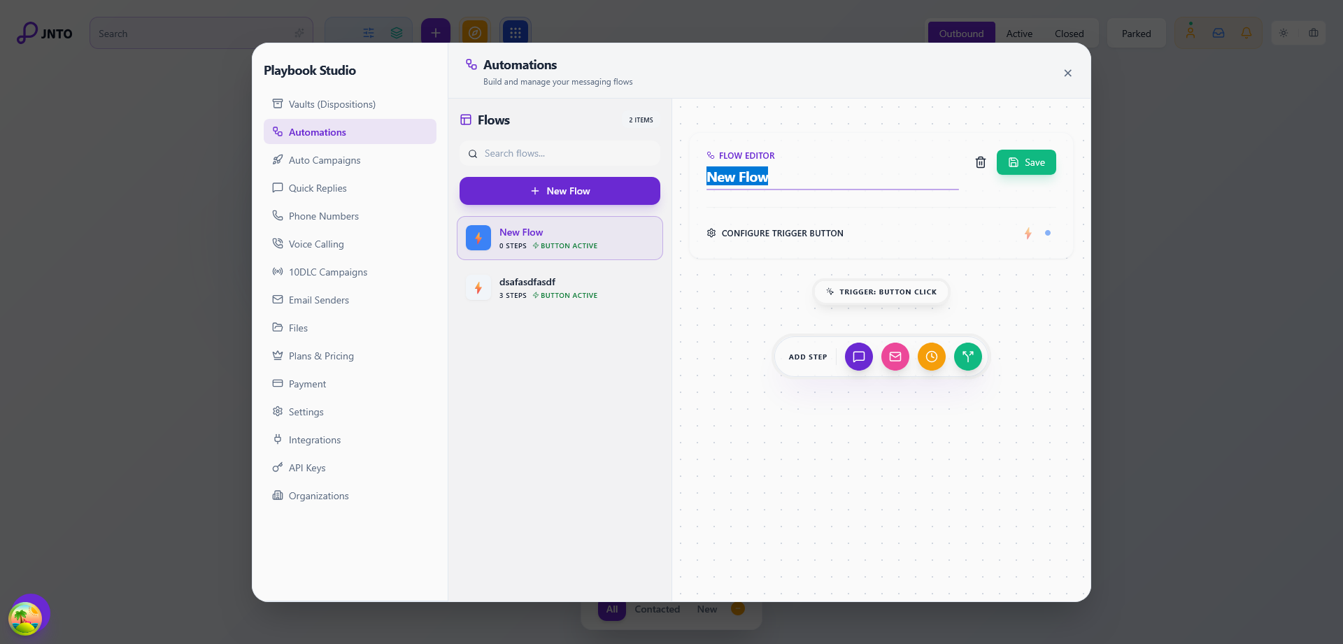 Automation Builder — Workflows